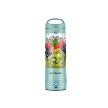 Sportinis trintuvas NUTRIBULLET Portable 0.475 L mėlynas, baterijomis maitinamas, Tritan dubuo, nerūdijančio plieno peiliai