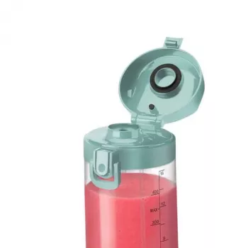 Sportinis trintuvas NUTRIBULLET Portable 0.475 L mėlynas, baterijomis maitinamas, Tritan dubuo, nerūdijančio plieno peiliai