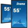 iiyama TF5539AS-B1AG reklaminis ekranas su kiosko dizainu 138,7 cm (54,6 colio) LED 435 cd/m² 4K Ultra HD juodas lietimui jautrus ekranas su integruotu procesoriumi Android 11 24/7