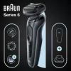 Braun Series 6 61-N1200s folijos skustuvas, juodas