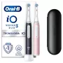 Oral-B iO3 Duo elektrinis dantų šepetėlis suaugusiems, juodas/rožinis/baltas