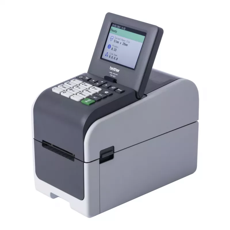 Brother TD-2350DSA203 etikečių spausdintuvas Tiesioginis terminis 203 x 203 DPI 152 mm/s Laidinis ir belaidis Ethernet LAN Wi-Fi Bluetooth