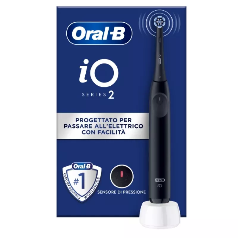 Oral-B iO 2 besukantis dantų šepetėlis suaugusiems Juodas