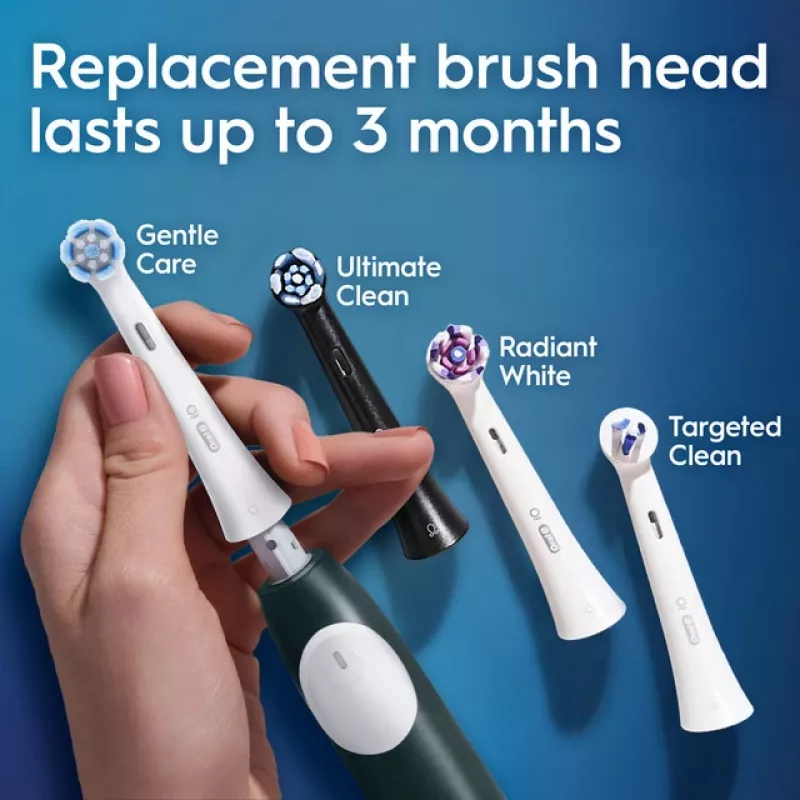 BRAUN Oral‑B iO Series 2 Green įkraunamas dantų šepetėlis su kelioniniu dėklu