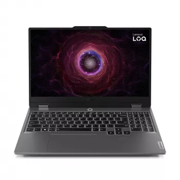 Nešiojamas kompiuteris Lenovo LOQ 15ARP9 — 15.6 colio FHD 144Hz, AMD Ryzen 5 7235HS, 16GB DDR5, 512GB NVMe SSD, NVIDIA GeForce RTX 4050, Luna pilka