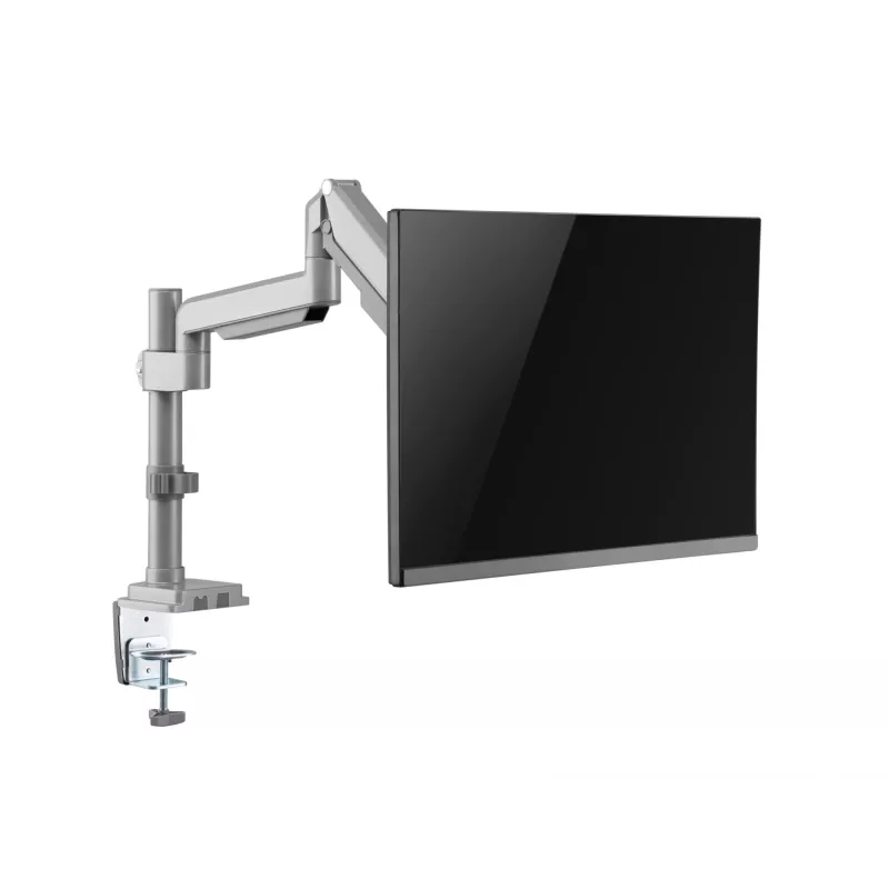 Equip 17 inch-32 inch reguliuojamas monitoriaus laikiklis prie stalo su dujine spyruokle