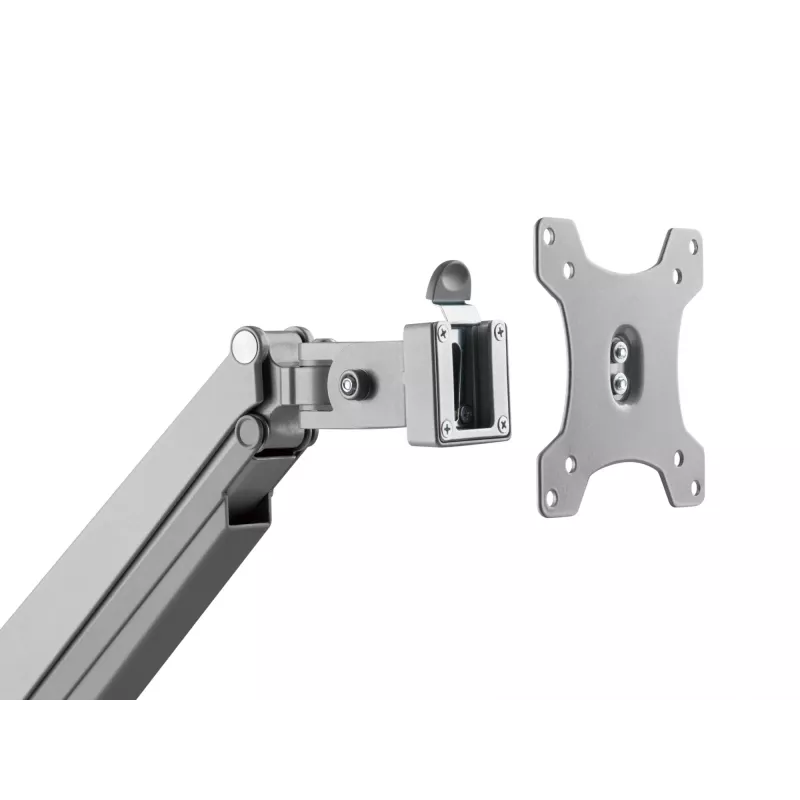 Equip 17 inch-32 inch reguliuojamas monitoriaus laikiklis prie stalo su dujine spyruokle