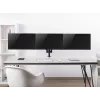 Equip trijų monitorių laikiklis ant stalo 17-27 col., spaustuvinis, 21 kg, VESA 75x75/100x100 mm, aukščio reguliavimas, juodas