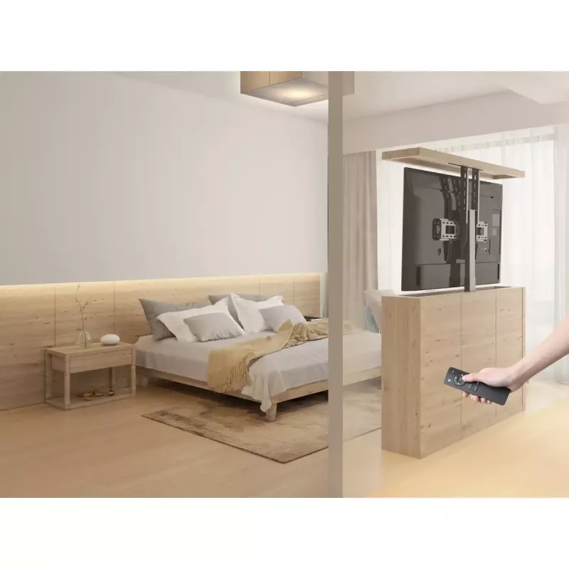 Equip motorizuotas TV stovas su nuotolinio valdymo pultu 37-65 colių