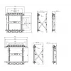 Equip TV laikiklis sieninis Push-In Pop-Out 19-55 colių, 50 kg, VESA 100x100-600x400 mm, 0-10°