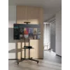 Equip Economy Daugiafunkcinis TV vežimėlis, 50 kg, 94 cm (37 col.), 177,8 cm (70 col.), 600 x 400 mm, aukščio reguliavimas, juodas