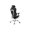 Ergonominė Premium biuro kėdė su galvos atrama ir porankiais Equip, mėlyna-juoda