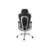 Ergonominė Premium biuro kėdė su galvos atrama ir porankiais Equip, mėlyna-juoda