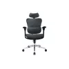 Ergonominė Premium biuro kėdė su galvos atrama ir porankiais Equip, mėlyna-juoda