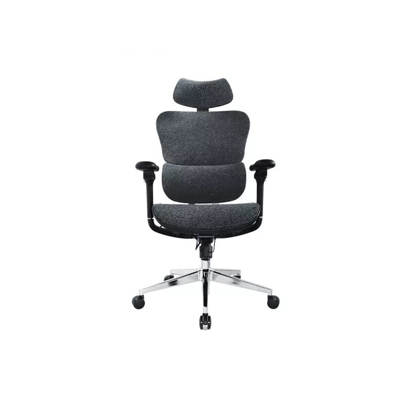 Ergonominė Premium biuro kėdė su galvos atrama ir porankiais Equip, mėlyna-juoda