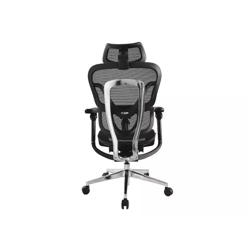 Equip Ergonominė Premium biuro kėdė su galvos atrama ir porankiais, juoda