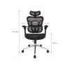 Equip Ergonominė Premium biuro kėdė su galvos atrama ir porankiais, juoda