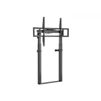 Equip 55-100 colių fiksuotas motorizuotas sieninis laikiklis televizoriui, 139,7 cm (55 col.), 2,54 m (100 col.), 200 x 200 mm, 800 x 600 mm, aliuminis, plastikas, nerūdijantis plienas, juodas