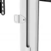 Grindinis TV stovas/likštas EQUIP 650614, 37–86 col., iki 45 kg, VESA 100x100–600x400, aukštis 900–1100 mm, pakreipimas -10°–5°, sidabrinis
