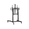 Equip 55–100 colių mobilus motorizuotas LFD vežimėlis, 2,54 m (100 colių), 200 x 200 mm, 800 x 600 mm, -10 – 5°, aliuminis, plastikas, nerūdijantis plienas, juoda