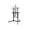 Equip 55–100 colių mobilus motorizuotas LFD vežimėlis, 2,54 m (100 colių), 200 x 200 mm, 800 x 600 mm, -10 – 5°, aliuminis, plastikas, nerūdijantis plienas, juoda