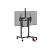 Equip 55–100 colių mobilus motorizuotas LFD vežimėlis, 2,54 m (100 colių), 200 x 200 mm, 800 x 600 mm, -10 – 5°, aliuminis, plastikas, nerūdijantis plienas, juoda