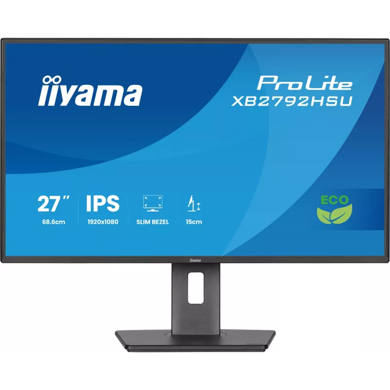 Monitorius iiyama ProLite XB2792HSU-B1 68.6 cm (27 col.) Full HD LED juodas