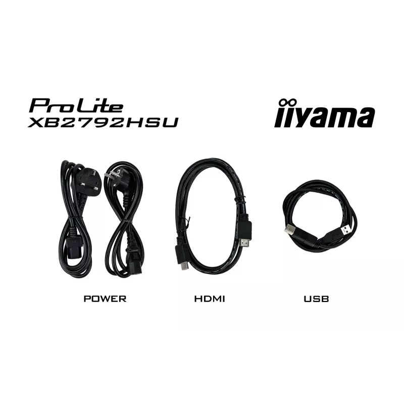 Monitorius iiyama ProLite XB2792HSU-B1 68.6 cm (27 col.) Full HD LED juodas