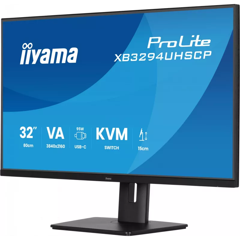 Monitorius iiyama ProLite XB3294UHSCP-B1 80 cm (31,5 col.) 4K Ultra HD juodas