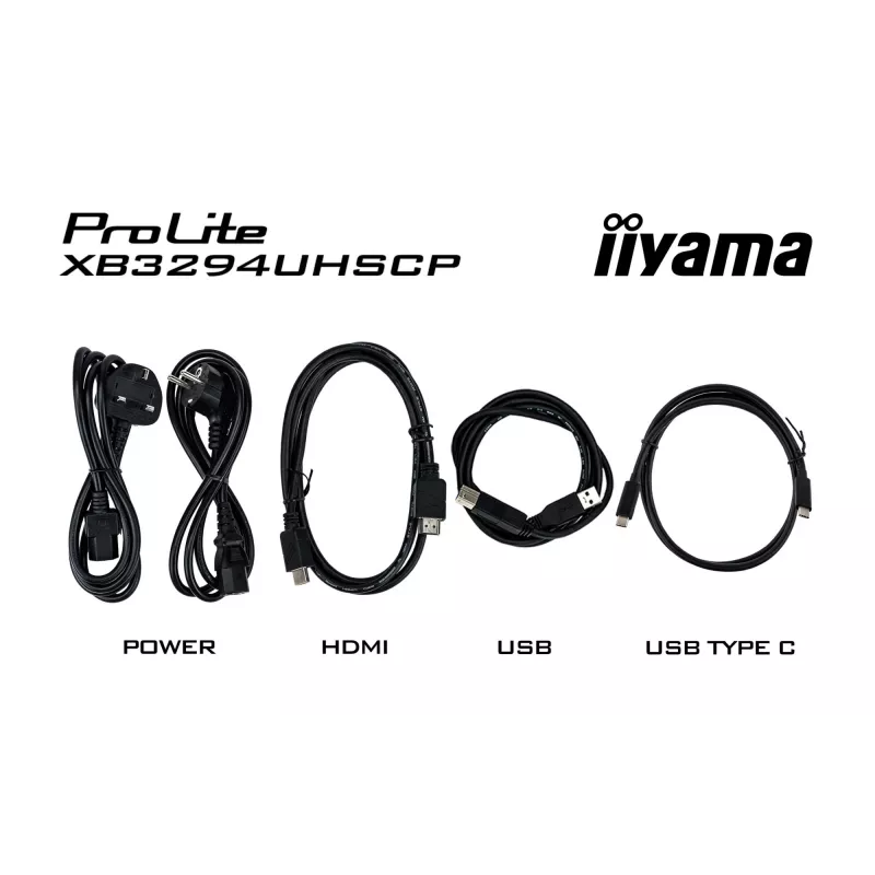Monitorius iiyama ProLite XB3294UHSCP-B1 80 cm (31,5 col.) 4K Ultra HD juodas