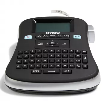 Etikečių spausdintuvas DYMO LabelManager 210D+ QWERTZ komplekte su dėklu