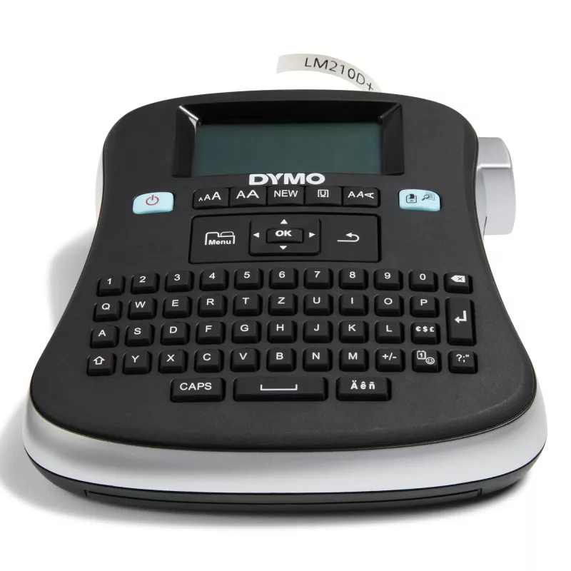 Etikečių spausdintuvas DYMO LabelManager 210D+ QWERTZ komplekte su dėklu