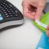 Etikečių spausdintuvas DYMO LabelManager 210D+ QWERTZ komplekte su dėklu