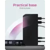 ICY BOX IB-DK2252AC stotelė su USB 3.2 Gen 1 Type-C, juoda