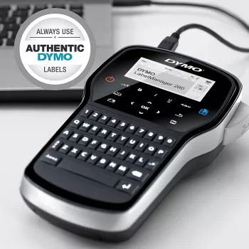 DYMO LabelManager ™ 280 AZERTY, juodas/sidabrinis