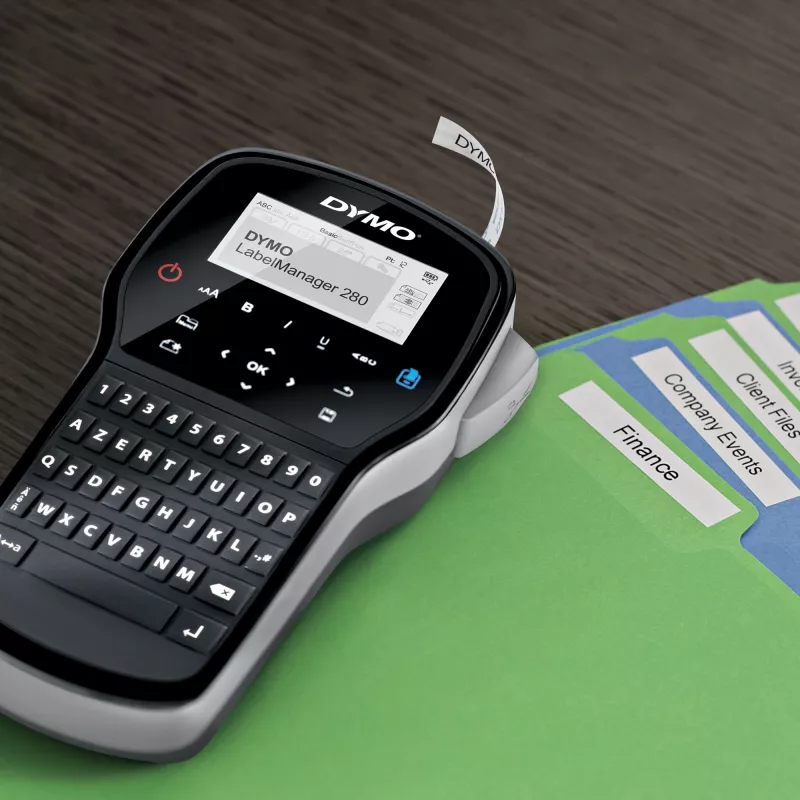 DYMO LabelManager ™ 280 AZERTY, juodas/sidabrinis