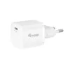 Equip 1 prievado 20W USB-C PD įkroviklis, 25 vnt./pakuotė, vidaus, AC, 12 V, balta
