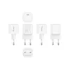 Equip 1 prievado 20W USB-C PD įkroviklis, 25 vnt./pakuotė, vidaus, AC, 12 V, balta