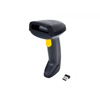 Equip Wireless 2D dviejų režimų brūkšninių kodų skaitytuvas su stovu, 2.4GHz + Bluetooth