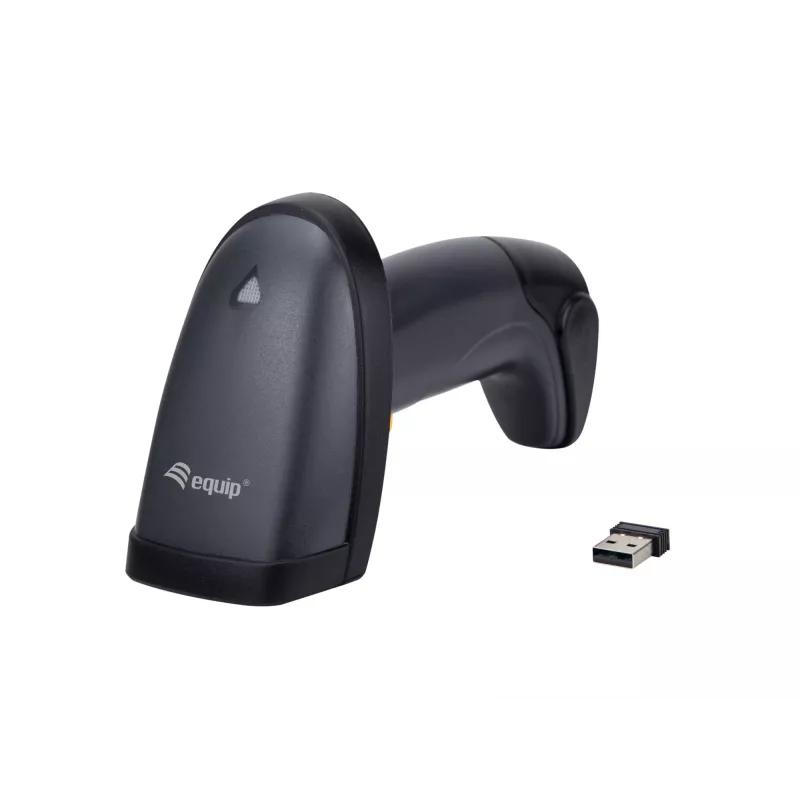 Equip Wireless 2D dviejų režimų brūkšninių kodų skaitytuvas su stovu, 2.4GHz + Bluetooth
