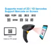 Equip Wireless 2D dviejų režimų brūkšninių kodų skaitytuvas su stovu, 2.4GHz + Bluetooth