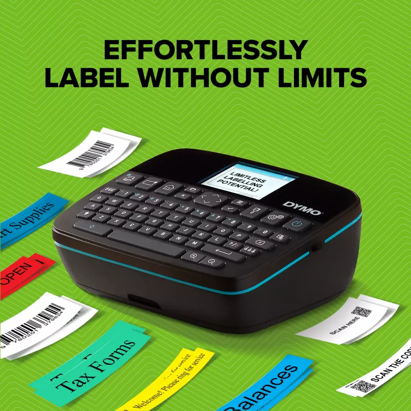 Nešiojamas etikečių spausdintuvas DYMO LabelManager Executive 640 CB su QWERTY klaviatūra, Bluetooth ir USB ryšiu