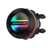 COUGAR CPU vandens aušintuvas Poseidon-GT 240, ARGB, juodas, viskas viename skystinis aušintuvas, 12 cm