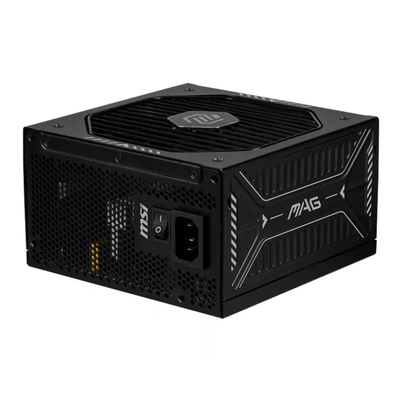 MSI MAG A850GLS PCIE5 maitinimo blokas 850 W 24-pin ATX ATX Juoda