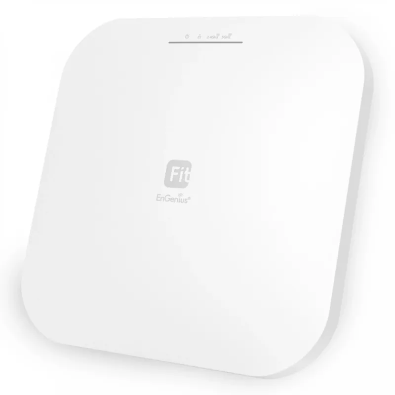 EnGenius Fit6 4x4 Lite valdomas belaidis prieigos taškas 802.11ax 2.4 GHz 1148 Mbps / 5 GHz 2400 Mbps 4T4R 2.5GbE PoE.at(+) 8x3dBi