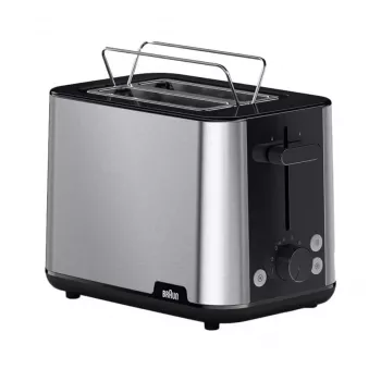Braun HT101BI-HT1510BK 8 2 dvi skiltelės 900 W Juoda, Nerūdijantis plienas