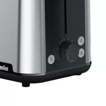 Braun HT101BI-HT1510BK 8 2 dvi skiltelės 900 W Juoda, Nerūdijantis plienas