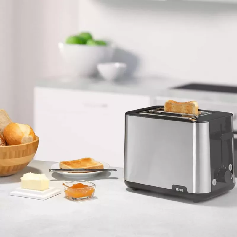 Braun HT101BI-HT1510BK 8 2 dvi skiltelės 900 W Juoda, Nerūdijantis plienas
