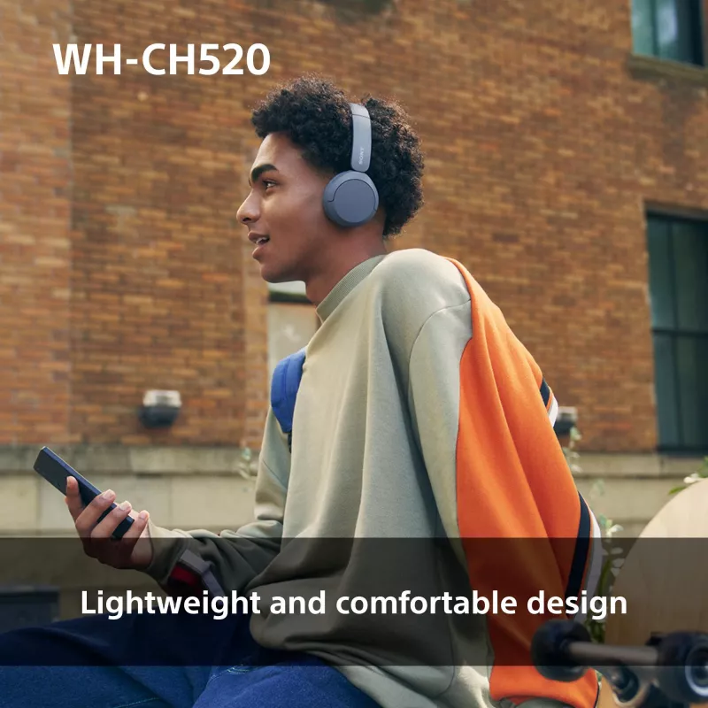 Sony WHCH520P.CE7 belaidės ausinės, rožinės