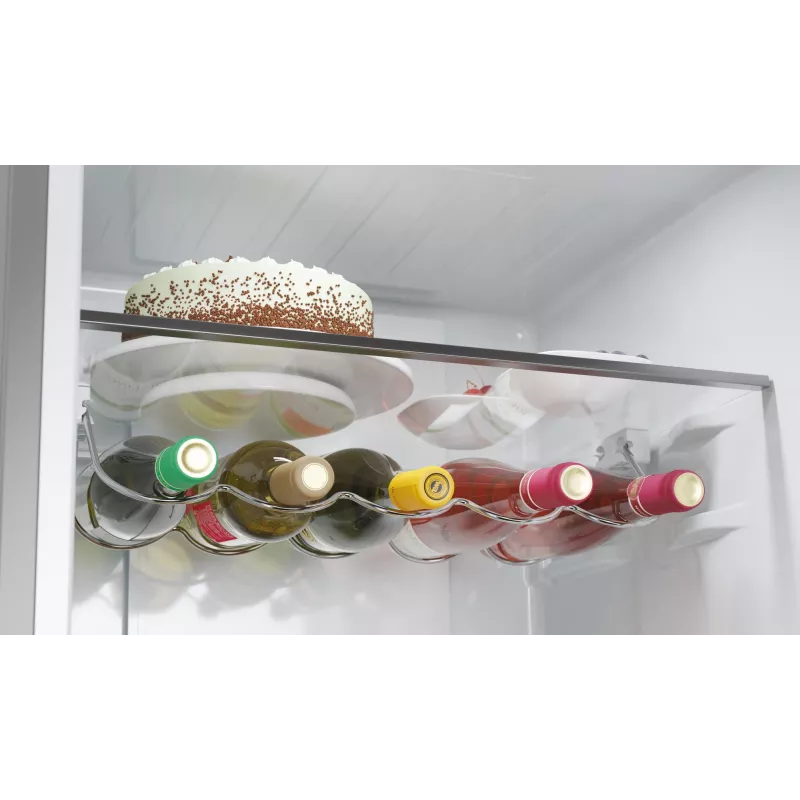 Haier 3D 60 Serie 5 HTW5620DNMG laisvai pastatomas šaldytuvas 414 L sidabrinis